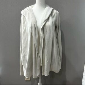 lululemon athletica Cream Hooded Cardigan